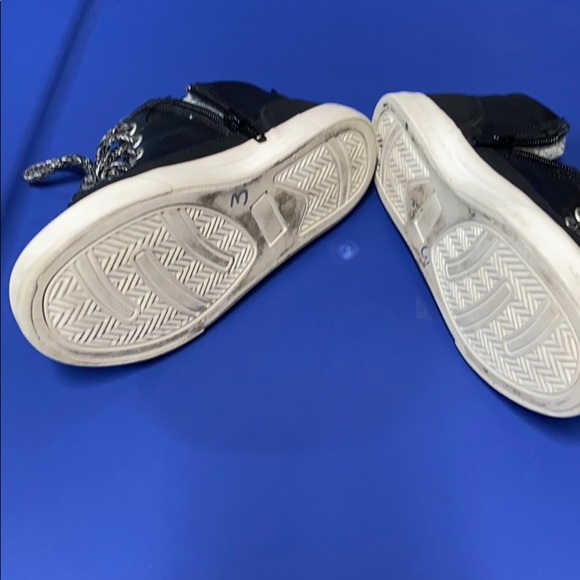 Black Leather Hi-Tops Sz11 - Picture 3 of 7